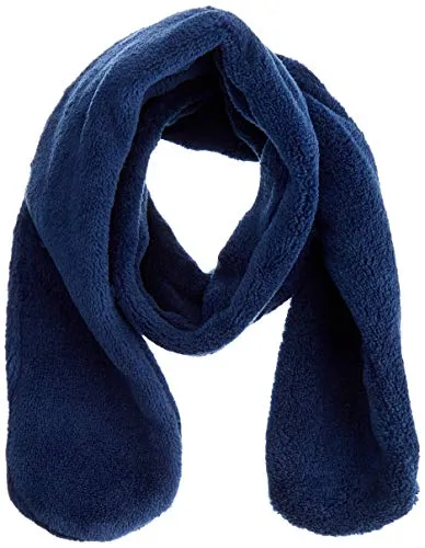 Playshoes Unisex Kinder Fleece-Steckschal Winter-Schal, marine Kuschelfleece, one size