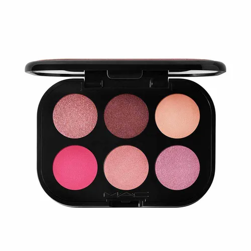 MAC Connect In Colour Eyeshadow Palette x6 - Rose Lens - Lidschattenpalette mit 6 pigmentierten Nude-Farben für grenzenlose Looks. Leichte, seidenweiche Textur und bis zu 25% stärker pigmentiert als frühere M-A-C Paletten.