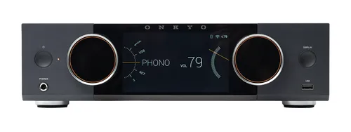 Onkyo Muse Y-50 Streaming-Vollverstärker (schwarz) - Leistungsstarker Streaming-Vollverstärker mit 250 Watt. Genießen Sie Hi-Res Audio und 8K-HDMI in einem eleganten, lüfterlosen Gehäuse für ein optimales Klangerlebnis.