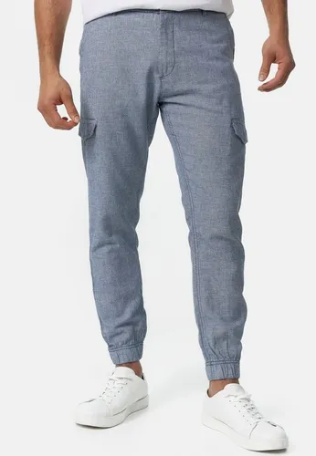 Indicode Leinenhose Booth mit 6 Taschen - Wanderhosen aus 55% Leinen, luftig und bequem für Sommerabenteuer, ideal für Strand und Freizeit.