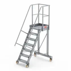 Altrex Podesttreppe fahrbar 60° 7 Stufen von Altrex