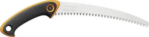 Fiskars Astsäge SW-240 - Profi Handsäge mit 24 cm Sägeblatt, grobe Zahnung für frisches Holz und rutschfester Griff, inklusive Kunststoff-Köcher
