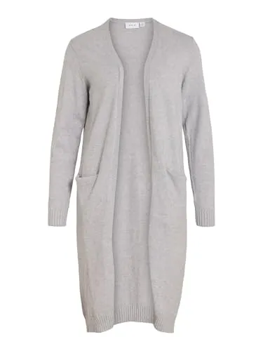 Vila Clothes Damen Strickjacke VIRIL L/S Long Knit Cardigan von VILA