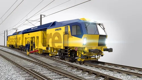 Viessmann 2670 H0 Unimat 09-4x4/4S E³ Schienenstopfmachine,P & T, Funktionsmodel