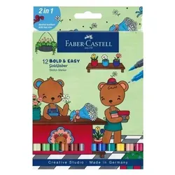 Faber-Castell 164815 Marker 12 Stück Mehrfarbig von Faber-Castell