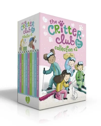 The Critter Club Ten-Book Collection #2 (Boxed Set): Liz and the Sand Castle Contest; Marion Takes Charge; Amy Is a Little Bit Chicken; Ellie the ... to the Plate; Liz and the Nosy Neighbor; etc.