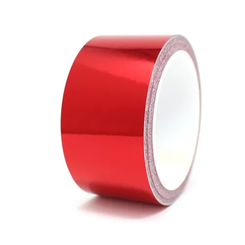 8,5m Zierstreifen 30mm Chrom Rot Auto Motorrad Dekorstreifen Seitenstreifen