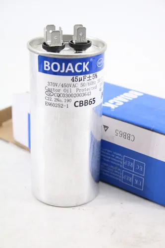 BOJACK 45 + 5uF 45 / 5MFD ± 6% 370 / 440V CBB65 Zweilauf-Kreisstartkondensator