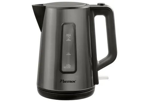 Bestron Wasserkocher AWK1000TG, 1,7 l, 2200 W – schneller Wasserkochen