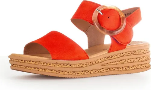 Gabor Plateau Sandalen für Damen in rot von Gabor