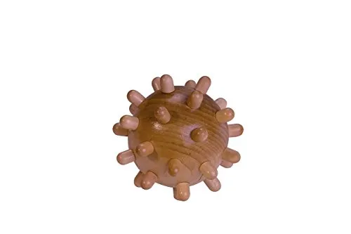 Croll & Denecke kleiner Massageball aus Holz mit Noppen