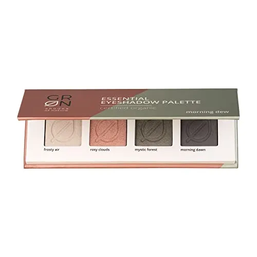 Produktbild GRN [GRÜN] Biokosmetik Essential Eyeshadow Palette morning dew -für warme Hauttypen