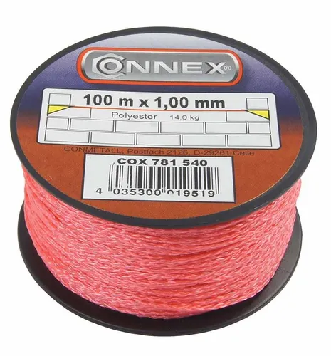Connex Maurerschnur 100 m Ø 1 mm rot von Connex