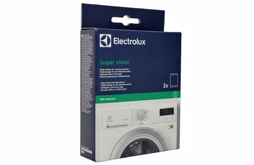 2x AEG / Electrolux E6WMI1021 Super Clean Waschmaschinen Reinigungs Pulver