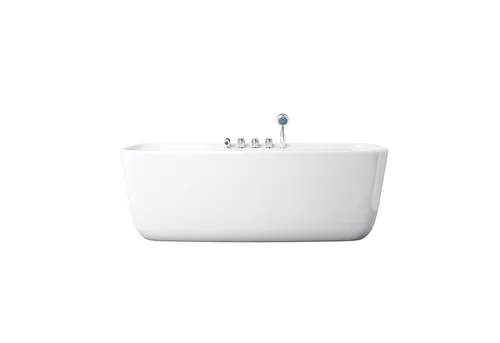 doporro Design-Badewanne Freistehend Vicenza 150-183cm - Badewanne aus hochwertigem Sanitäracryl, inkl. Ablaufgarnitur. Modernes Design, leicht zu reinigen und einfache Montage dank Standard DIN-Anschlüssen.