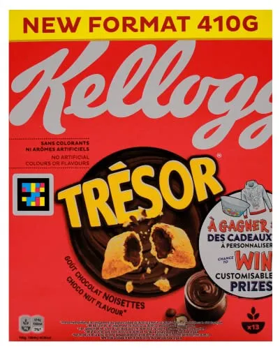 Kellogg's Trèsor Frühstückscerealien, 10er Pack (10 x 410g)