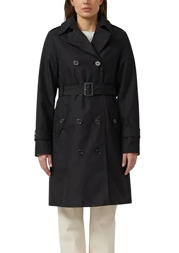s.Oliver Wasserabweisender Trenchcoat im Slim Fit - Eleganter, wasserabweisender Trenchcoat im Slim Fit für stilbewusste Outdoor-Anlässe. Mit Gürtelschlaufen, Reverskragen und praktischen Taschen für einen modernen Look.