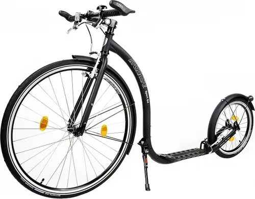 KICKBIKE SPORT G4 Schwarz Tretroller - Roller / Kickboards, mit luftgefüllten Reifen für optimalen Fahrkomfort und Stabilität, ideal für Sport und Freizeit.