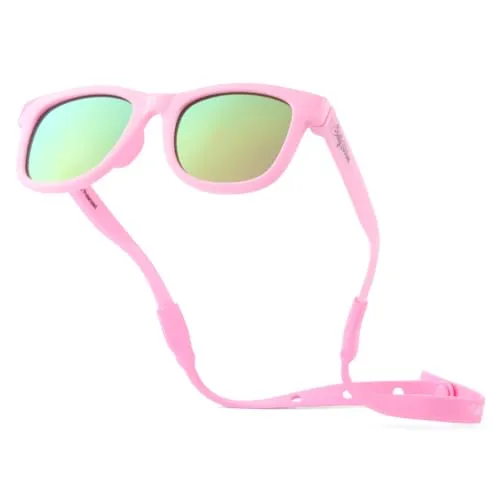 BABY SUNNIES Polarisierte Baby Sonnenbrille mit Riemen von BABY SUNNIES