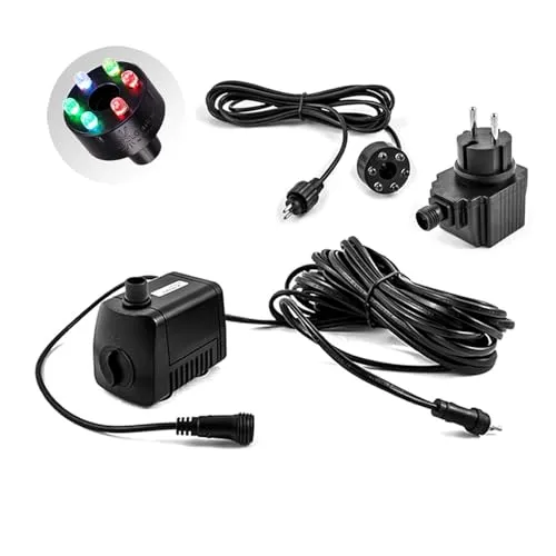 CLGarden Springbrunnenpumpe SP1 mit LED RGB Farbwechsel