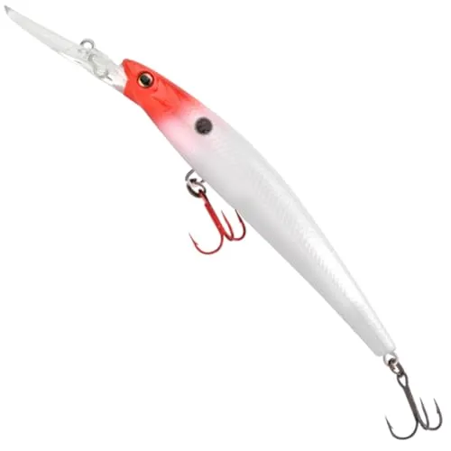 Spro Hardbait zum Hechtangeln & Zanderangeln 12cm 18g Ikiru Jerk, Farbe:Redhead