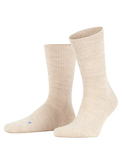 Falke Trekkingsocke Crew Walkie Light (klimaregulierende Merinowolle) beige Damen/Herren - 1 Paar