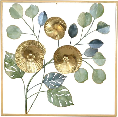 Metall-Wanddekoration 50x50 cm