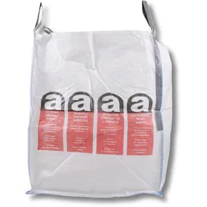 dm-folien BigBag 15730011, bis 1500kg, 90 x 90 x 110cm, mit Schürze, für Asbest
