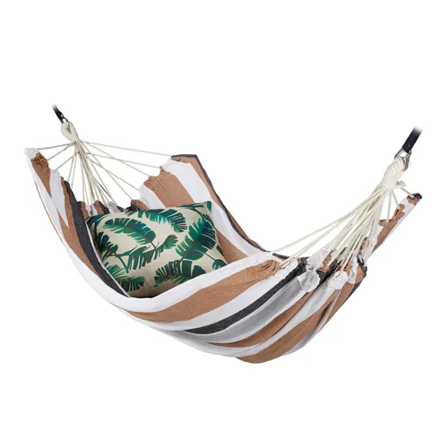 Hängematte 300 kg 2 Personen Garten Outdoor Hängeliege Baumwolle Indoor tragbar