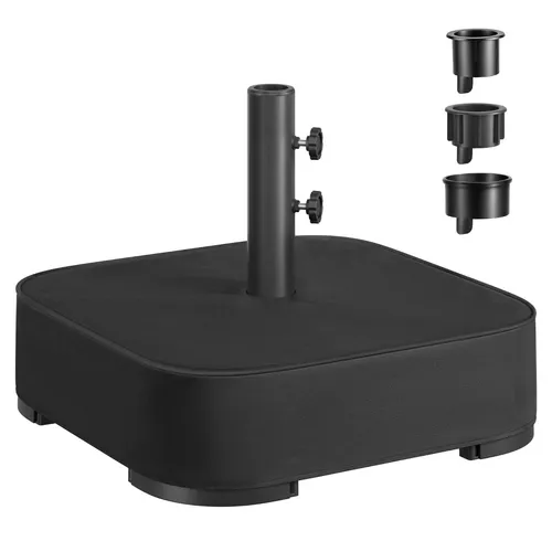 GUBDE0042B01 Sonnenschirmständer mit Sand befüllbar in schwarz von SONGMICS