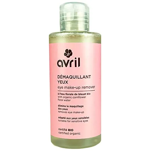 Avril - Bio-Augen-Make-up-Entferner [BIPHASÉ] – Bio-Blaubeerblütenwasser & Bio-Aloe Vera – zertifiziert Bio Ecocert – 99% natürlichen Ursprungs – hergestellt in Frankreich – 150 ml