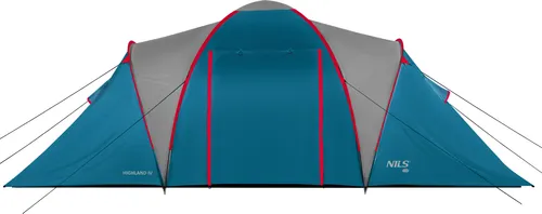 Nc6431 Camping Zelt Blau-Hellgrau Highland IV von Nils Camp