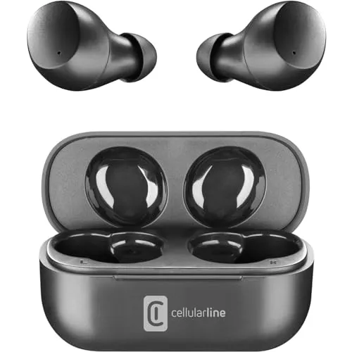 cellularline Wink Bluetooth 5.0 HiFi Stereo-Kopfhörer - Kopfhörer mit 25 Stunden Gesamtspielzeit, kabellos für absolute Freiheit und Touch Control für einfache Bedienung. Perfekt für Musik und Anrufe unterwegs.