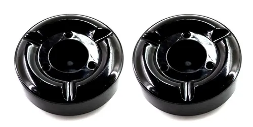 HAC24 Aschenbecher Windaschenbecher Melamin Sturm Ascher, mit Deckel Ø 11,5 cm