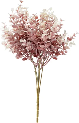 Buchsbaum Zweig Evergreen Kunstpflanze 32x10cm für Gestecke Kränze Sträuße Rosa