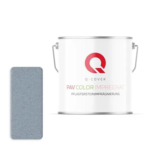 Q-COVER pflastersteinimprägnierung, Graphitgrau, 5 l, farbimprägnierung, steinimprägnierung, imprägniermittel betonimprägnierung, ziegelimprägnierung, innen & außen
