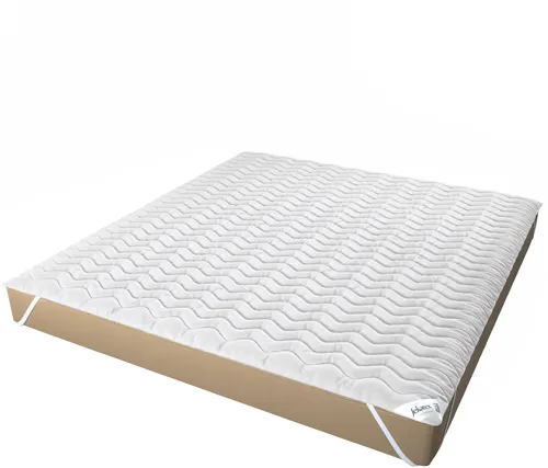 Jekatex Denver Matratzenauflage mit Eckgummis, 160x200 cm, weiß - Die praktische Matratzenauflage für besten Schlafkomfort! Mit waschbarer Füllung bis 95°C und elastischen Eckbändern für perfekten Halt. Ideal für Hygieneansprüche und mit OEKO-TEX Standard 100 zertifiziert.