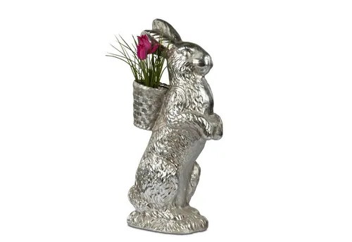 formano Osterserie Antik Silber – Elegante Deko-Figuren Set - Verleihen Sie Ihrem Zuhause mit der formano Osterserie Antik Silber einen stilvollen Ostercharakter. Die edlen Figuren aus Kunststein sind perfekt für moderne und traditionelle Dekorationen.