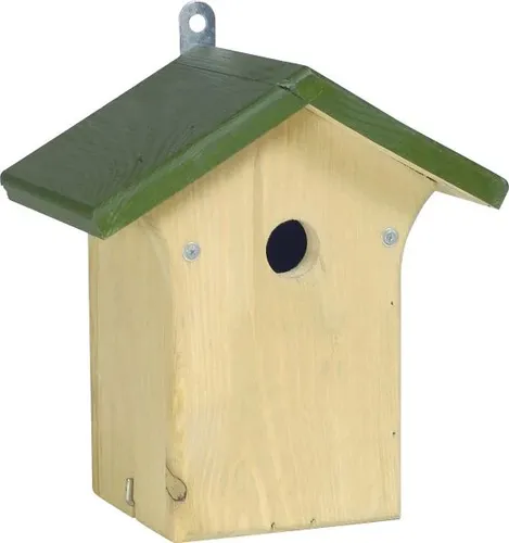 CJ Wildlife Nistkasten für Wildvögel Portland 23 x 19 cm natur/grün  Nistkasten