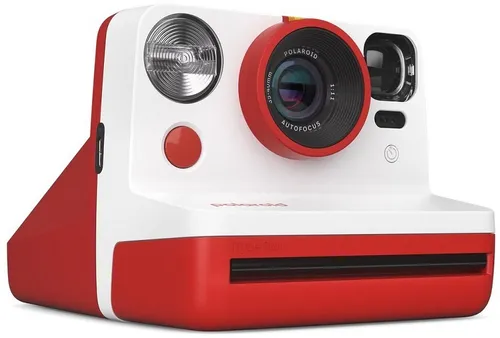 Polaroid Now Gen 2 Sofortbildkamera - Rot, umweltfreundlich mit 40% recycelten Materialien und Doppelbelichtung für unvergessliche Momente