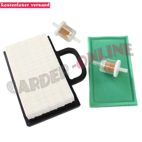 Luftfilter Kraftstofffilter für Briggs & Stratton Motor 14-24 PS 499486 499486S
