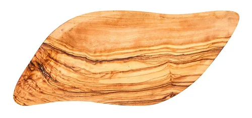 Levandeo® Dekoschale, Schale ca. 22x10cm Olivenholz Dip Antipasti Snackschale Natur Unikat
