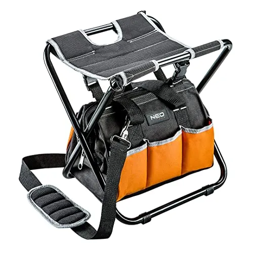 NEO TOOLS Klapphocker mit Werkzeugtasche von NEO TOOLS