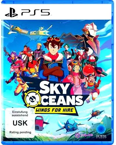 Sky Oceans Wings for Hire - PS5 [EU Version] - Spiele für PlayStation 5: Erlebe packende rundenbasierte Luftkämpfe und eine bezaubernde Geschichte, während du dein Team von Luftpiraten zusammenstellst und die offene Welt erkundest.