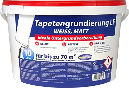 Wilckens 5 l Tapetengrundierung - Grundierung für Tapeten, ideal für den Innenbereich zur optimalen Haftung und Verbesserung der Oberfläche.