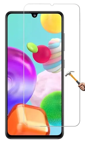 ino Schutzglas für Panzerglas Samsung Galaxy A41 Panzerfolie Displayschutzglas Hartglas Glasfolie Displayglas 9H Schutzfolie
