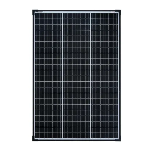 enjoy solar 36V Monokristallines Solarmodul 100W - Monokristallines Solarmodul mit über 23,1% Wirkungsgrad und 10 Busbars für maximale Stromstabilität. Ideal für Off-Grid Systeme wie Wohnmobile und Gartenhäuser.