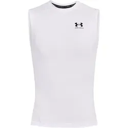Under Armour Herren UA HG Armour Comp SL Shirt - Herren-Kompressionsshirt aus leichtem HeatGear-Stoff, ideal für Training und schnelles Trocknen. Mit Anti-Geruch-Technologie für anhaltende Frische und optimaler Bewegungsfreiheit dank ärmellosem Design.
