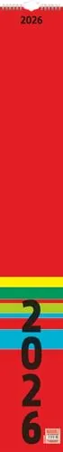 BRUNNEN Jahresplaner Streifenkalender Modell 702 2026 von BRUNNEN