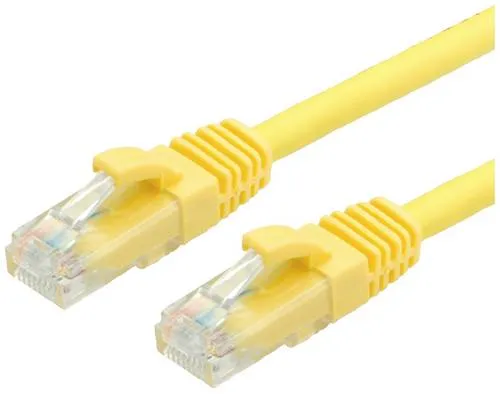 Value 21.99.1436 RJ45 Netzwerkkabel, Patchkabel CAT 6a U/UTP 7.00m Gelb 1St.
